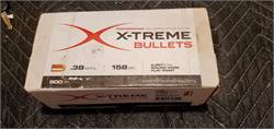 X-Treme Bullets .38 SPCL 158GR 500 CT