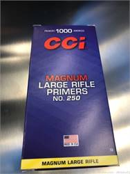 CCI 250 MAGNUM Large Rifle Primers-1000 Primers. Brand new factory fresh brick of primers.
