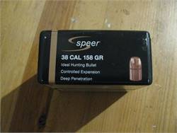 Speer 357/38 cal. 158 gr. DCHP Bullets (100 pc. box)