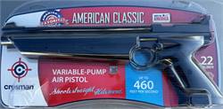 Crosman ‘AMERICAN CLASSIC’ .22 Pellet Pistol NIB