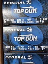 12 Gauge Federal Top Gun Ammunition 12 Gauge 2-3/4" 1-1/8 oz Target 25 Round
