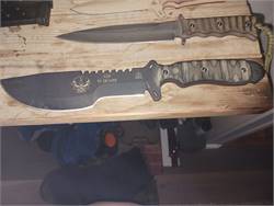 Tops knives for trade for gun or knifes