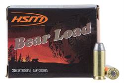 10mm Auto 200 Gr Hard Cast - Bear Load - HSM - 20 Round Box - Flat Point