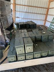 Military 50 Caliber ammo boxes