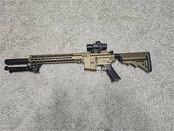 300 blk. with barrel shroud - bronze with mags and ammo
