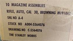 30 Caliber serialized magazines