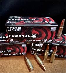 5.7x28mm FN / Federal 40 Grain FMJ 50 Rounds
