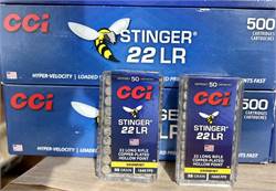 Stinger 22 LR Hyper-velocity 1,640 fps 50 Round Box