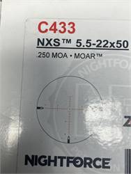 Nightforce NSX 5.5x22x50