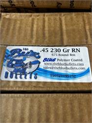 45 ACP Blue brand Bullets 230 gr. 2,025 count