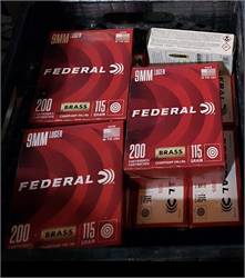 9mm Federal 115 grain FMJ
