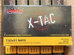 PMC - X-TAC - 7.62x51 (308) - 147 Grain - FMJBT - 20 Rounds