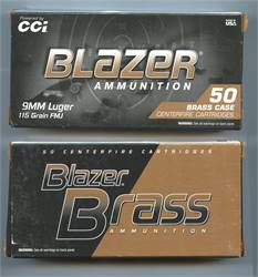 9mm BLAZER BRASS  100 rounds .  $24  ..  I may find a few more boxes