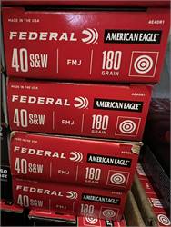 .40 S&W Lawman or Federal A. E. 180 Grain FMJ