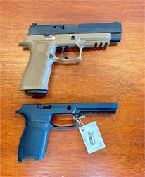 Sig P320 with Two Grip Modules