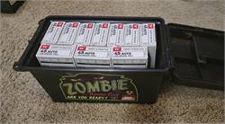 Winchester 45acp FMJ   ⚠️500rds in a 50cal Zombie Ammo Can⚠️   TAX INCLUDED