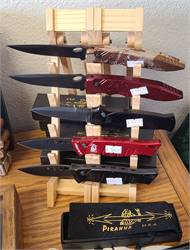 Knives: Piranha, Cobrateck, Trump, Kershaw, Damascus 