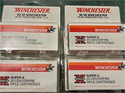 1980’s WINCHESTER 30-30 170 gr. Untouched Full Boxes