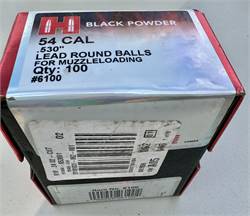 HORNADY Black Powder 54 cal. Lead Round Balls