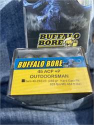 .45acp+p Buffalo Bore Outdoorsman