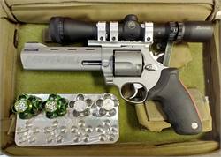 Taurus Raging Bull 454 Casull Matte Stainless Revolver with 6.5 Inch Barrel #1597