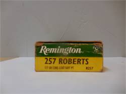257 Roberts - One box of 20 Rounds